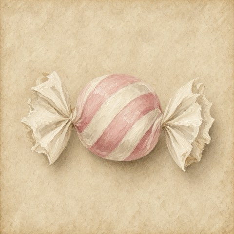 Ein Zuckerl im Papier